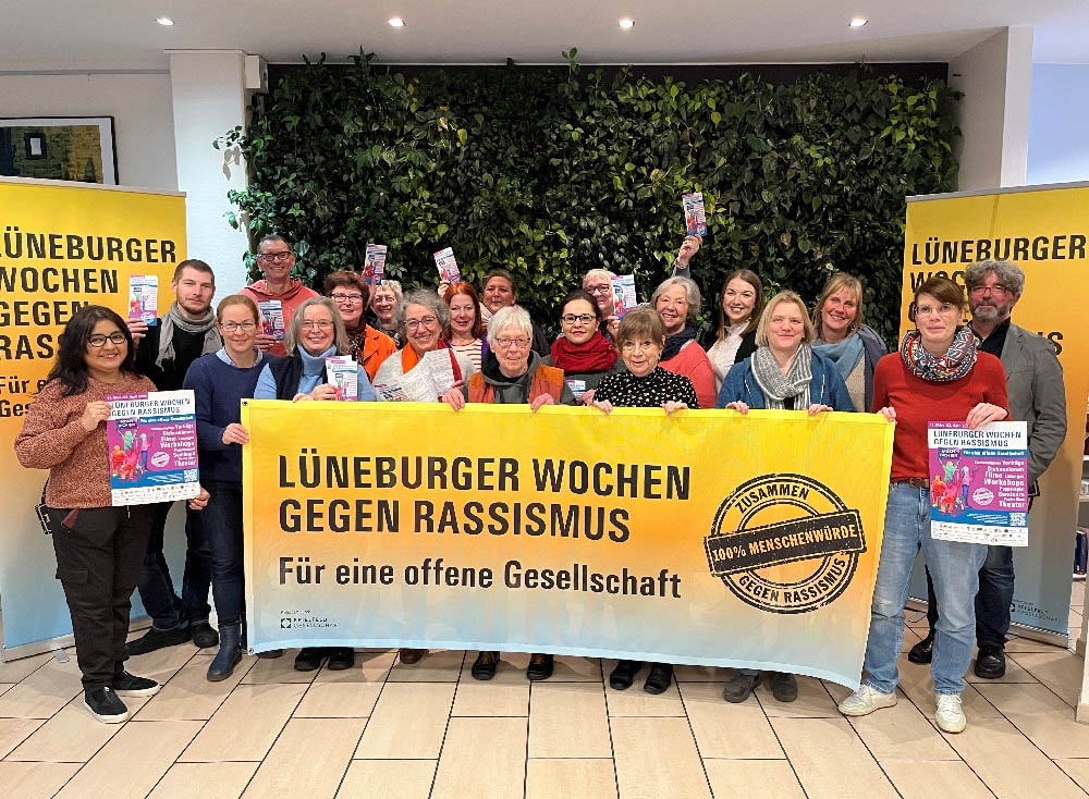 Kundgebung "Lüneburger Wochen gegen Rassismus"